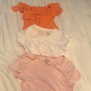 Girls XL basic shirt bundle